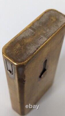 Antique Original Cigarette Case Ubique Royal Artillery WW-I 1914-1918