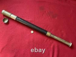 Antique Original DOLLOND No 8700 Silver plated Telescope c1900/1940 NOT REPRO