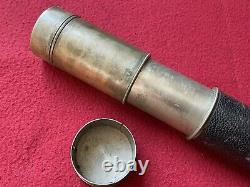 Antique Original DOLLOND No 8700 Silver plated Telescope c1900/1940 NOT REPRO