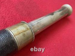 Antique Original DOLLOND No 8700 Silver plated Telescope c1900/1940 NOT REPRO