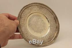 Antique Original Perfect Full Silver Persian Amazing Soop Plate