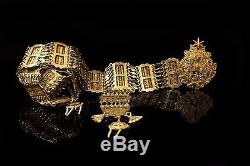 Antique Original Perfect Handmade Ottoman Silver Gold Plated Islamic Belt