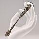 Antique Original Vintage Sterling Silver Repousse Serving Plate Sugar Cube Tongs