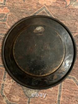 Antique Persian mixed metals Engraved Plate 15 ounces