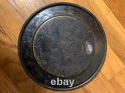Antique Persian mixed metals Engraved Plate 15 ounces