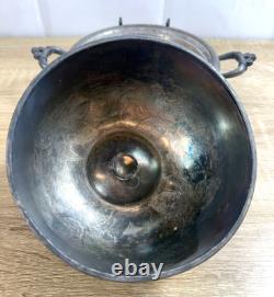 Antique Rogers Smith & Co Silverplate Butter Dish 5003 Quadruple Plate Meriden