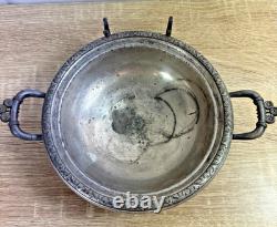 Antique Rogers Smith & Co Silverplate Butter Dish 5003 Quadruple Plate Meriden