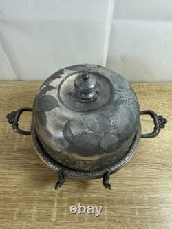 Antique Rogers Smith & Co Silverplate Butter Dish 5003 Quadruple Plate Meriden