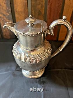 Antique Scottish silver plated jug- by renowned Davis & Son of Glasgow-1857