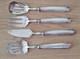 Antique Serving Cutlery For Appetizers In Silver Plated Metal
