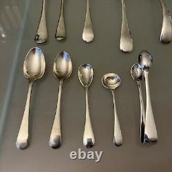 Antique Sheffield Silver Plated Cutlery Canteen LOCK & KEY 60-Piece Set 6 Places