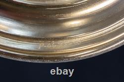 Antique Silver Plate & Glass Cruet/Condiment Caddy 6 Pc Set All Original Bottles