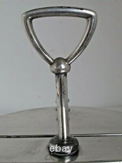 Antique Silver Plate Soda Fountain Condiment Holder for Ice Cream Sundaes