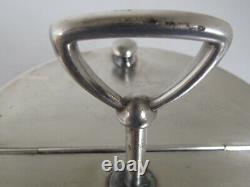 Antique Silver Plate Soda Fountain Condiment Holder for Ice Cream Sundaes