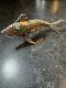 Antique Silver Plated Articulated Green Eye Fish Spainish Art Deco 1920