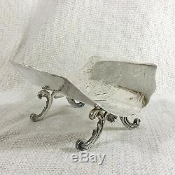 Antique Silver Plated Asparagus Tray Rack Bread Holder Trough Original French