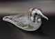Antique Silver Plated & Cut Glass Bird Dove Figurine Oil, Vinegar Jug Dispenser