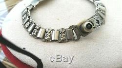 Antique Silver Plated Dog Collar