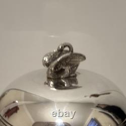 Antique Silver Plated Egg Coddler Warmer with Burner & Egg Holder Walker&Hall