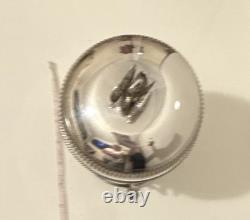 Antique Silver Plated Egg Coddler Warmer with Burner & Egg Holder Walker&Hall