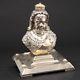 Antique Silver-Plated Figural Inkwell for Queen Victoria's Diamond Jubilee 1897