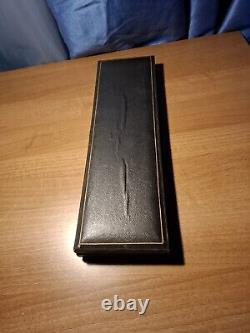 Antique Silver Plated Fish Cutlery Set With Horn Handles In Original Box