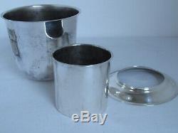Antique Silver Plated Grape Vine Champagne & Wine Ice Bucket Plateau Exceptional