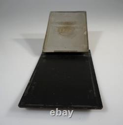 Antique Silver Plated Note Pad Holder Java Australia Ship