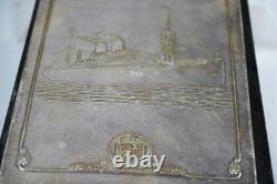 Antique Silver Plated Note Pad Holder Java Australia Ship