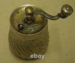 Antique Silver Plated Pepper Mill (Cab)