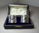 Antique Silver Plated Serviette Napkin Rings By Stoke And Son In Original Box