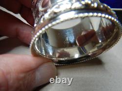 Antique Silver Plated Serviette Napkin Rings By Stoke And Son In Original Box