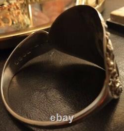 Antique Solid Silver Bracelet Gold Plated Originally. Wedding Spoon