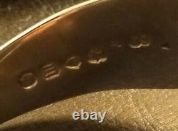 Antique Solid Silver Bracelet Gold Plated Originally. Wedding Spoon