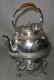 Antique Super 1860's Silver Plate Spirit Kettle By Martin Hall & Co