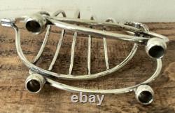 Antique Swan Toast Rack Silver Plated C. 1920 N