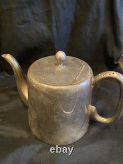 Antique Teapots 2 Silver Plated, Vintners OfSheffield And Oil Burning CampTeapot