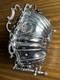 Antique Thomas Webb & Sons England Silver Plated Biscuit Barrel Victorian Rare
