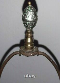 Antique Trophy Lamps in Silver Plate A Pair