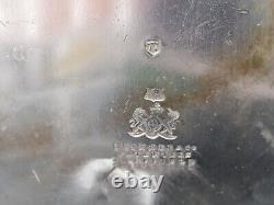 Antique Twin Section Tea Caddy Old Sheffield Silver Plate Victorian Rare