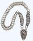 Antique Victorian 26 Book Chain With 32nd Degree Mason Emblem Nickel Silver
