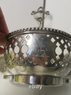 Antique Victorian Cruet Set James Deakin & Sons Sheffield, Read The Description