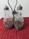 Antique Victorian Twisted Wire Cruet Set (1880-1920) Original Set