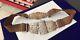 Antique Vintage Nurses Silver Plated EPNS Leather Belt & Buckle Floral