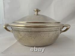 Antique WMF Art Deco Nouveau Silver Plate Tureen Casserole German Very Rare