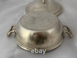 Antique WMF Art Deco Nouveau Silver Plate Tureen Casserole German Very Rare