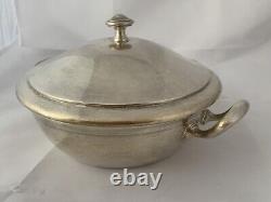Antique WMF Art Deco Nouveau Silver Plate Tureen Casserole German Very Rare
