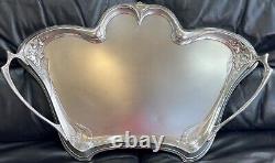 Antique WMF Silver Plated Large Tray, Jugendstil, (1884-1914), L 72cm/28.34