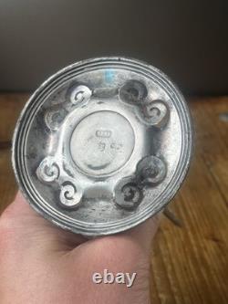 Antique Wmf Orivit 3825 Jugendstil Nouveau Secessionist Silver Plated Spill Vase