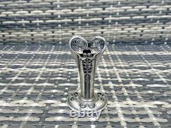 Antique Wmf Orivit 3825 Jugendstil Nouveau Secessionist Silver Plated Spill Vase